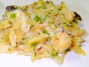 Roupa velha de bacalhau