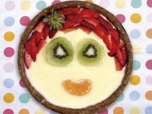 Tarte de leite condensado com fruta