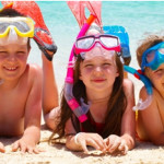 Cuidados redobrados com as criancas no verao
